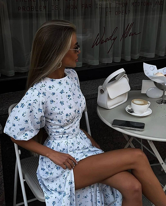 Женское романтичное легкое летнее платье софт Одесса - изображение 4