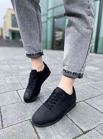 Кроссовки женские AB-62 черные эко-кожа размер 38 (1480) Коломия