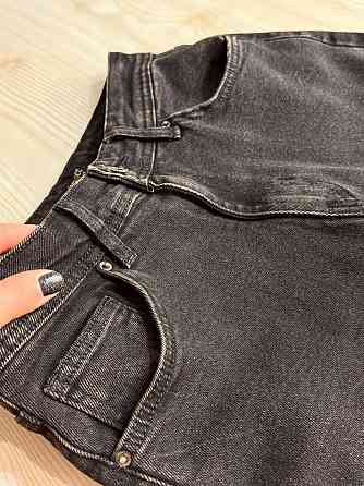 Джинсы женские Sherocco 7032 клеш от колена высокая посадка стрейчевые коричневые, чёрний з коричневим, 33, 33, 85 см, 114 см Киев