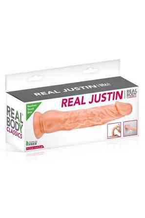 Фаллоимитатор Real Body - Real Justin Flesh, TPE (мятая упаковка!!!) Sex Aura Киев