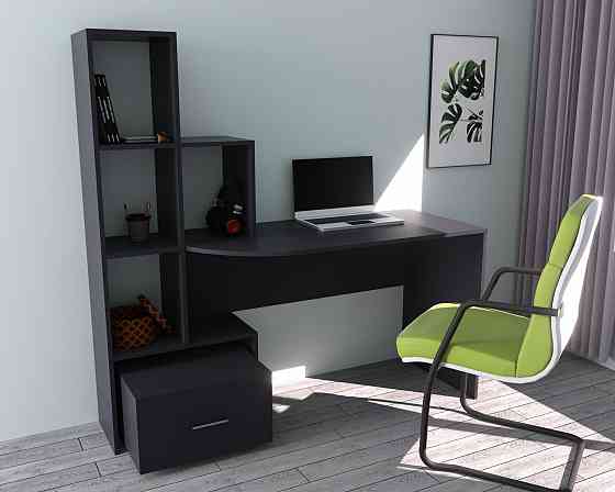 Стіл письмовий СП-1 №2, Антрацит, 1500/550/1500 Львів