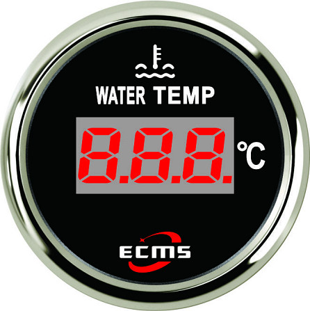 Цифровой Датчик Температуры Воды Ecms (Черный) Дніпро - фото 1