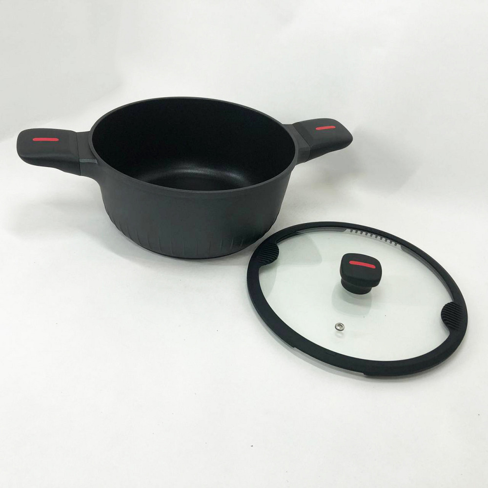 Кастрюля Magio MG-1171 Литая антипригарная 5л 24 см TA-60 Львов - изображение 8