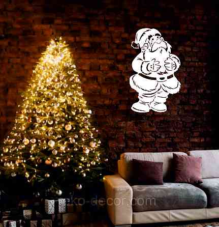 Декоративне настінне Панно «Дід Мороз», Декор на стену Київ