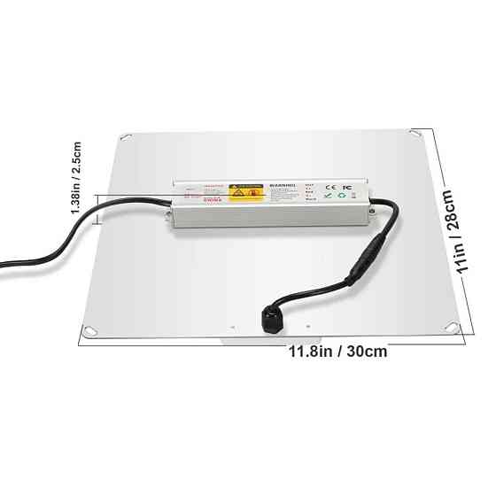 Лампа Quantum Board Samsung LM301B 800W з димером. Фітолампа для рослин із повним спектром. Київ