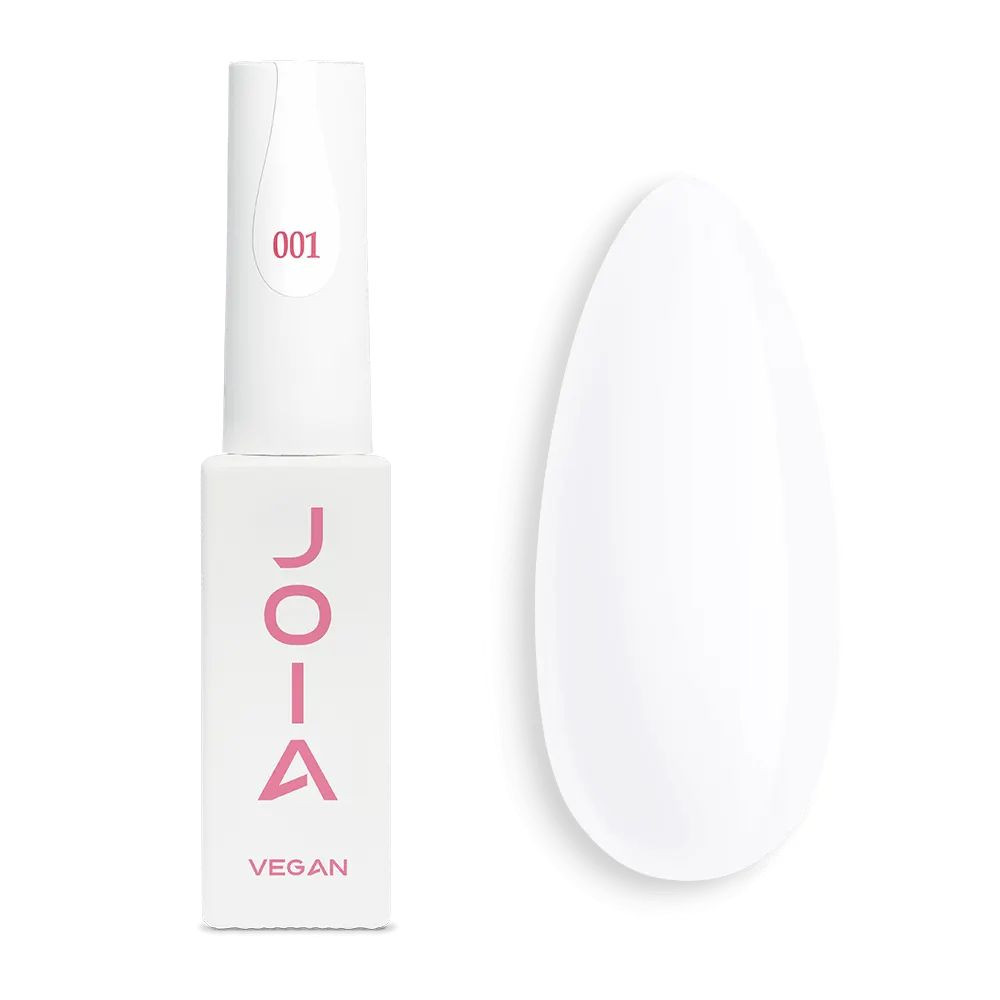 Гель-лак для ногтей белый 001 эмаль JOIA vegan 6 мл Киев - изображение 7