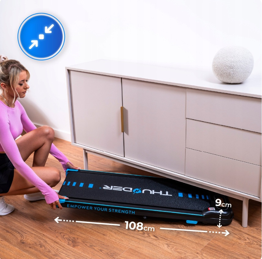 Беговая дорожка электрическая THUNDER KINDI-BLACK Киев - изображение 8