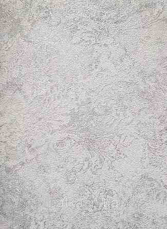 Шпалери вінілові на флізеліні гарячого тиснення DU&KA 1.06х10 вензель основа під штукатурку сірі коричневі Київ