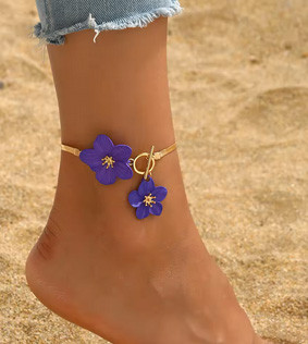 Браслет на ногу жіночий Гібіскус Київ - фото 1