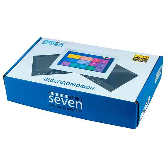 Відеодомофон 7 дюймів SEVEN DP–7571 FHD white Київ
