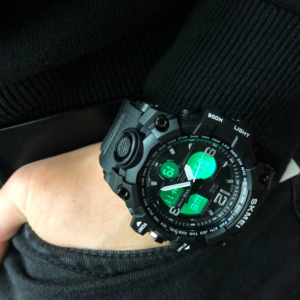 Армійський годинник протиударний SKMEI, Годинники чоловічі для плавання, Новий командирський годинник BA-71 Львів - фото 10