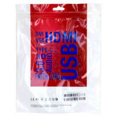 Патч-корд 1.6м, UTP, cat.5e, CCA, blue Extradigital (KBP1767) Винница