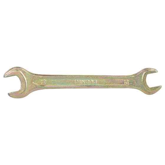 Ключ рожковый 12×14мм желтый цинк SIGMA (6025141) Ровно