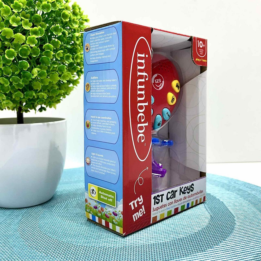 Гра розвиваюча брелок з ключами світло звук Червона (LS010C) Чернигов - изображение 5