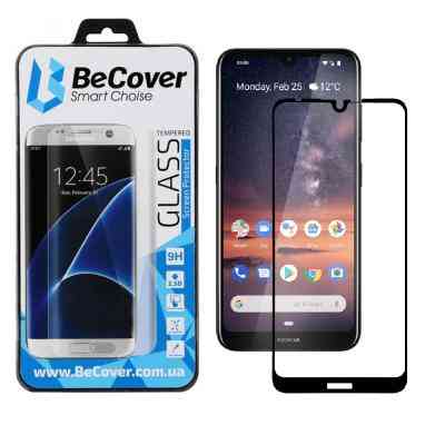Стекло защитное BeCover Nokia 3.2 Black (704114) Винница