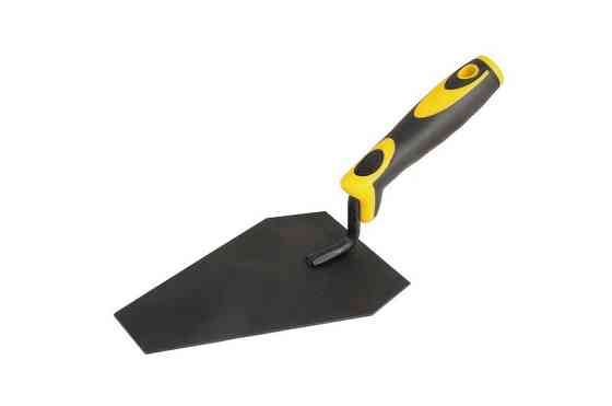 Кельма плиточника MASTERTOOL ТР18 УС фарбована з двокомпонентною ручкою 19-4228 Ровно