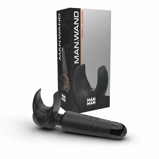 Мастурбатор-вібромасажер MAN.WAND, відмінно для пар, вібро-мінет, 20 режимів Львів