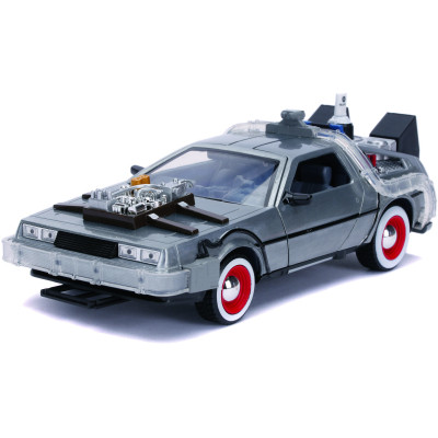 Машина Jada металева Назад у майбутнє 3 Машина часу (1989) зі світловим ефектом 1:24 (253255027) Вінниця - фото 7