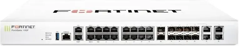 Маршрутизатор  Fortinet Fortigate-100F Bundle 1 Year Utp (FG100FBDL95012) Київ - фото 1