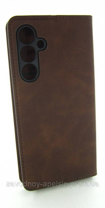 Чехол книжка Samsung S23 FE S711 Защита камеры (коричневый) Одесса - изображение 4