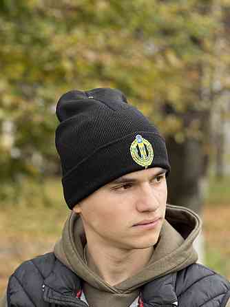 Шапка утеплена чорна ДПСУ Хаки Черновцы
