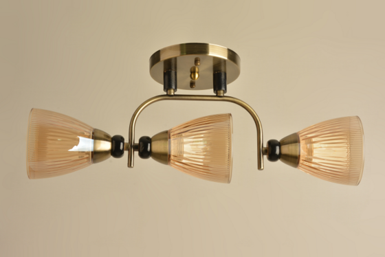 SIRIUS Люстра стельова Sirius Л 8083/3А на 3 плафони Коломыя