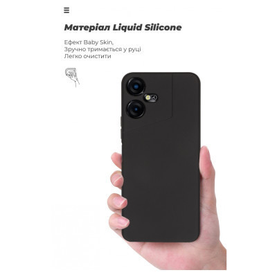 Чехол для мобильного телефона Armorstandart ICON Case Tecno POVA NEO 3 (LH6n) Camera cover Black (ARM70381) Винница - изображение 7