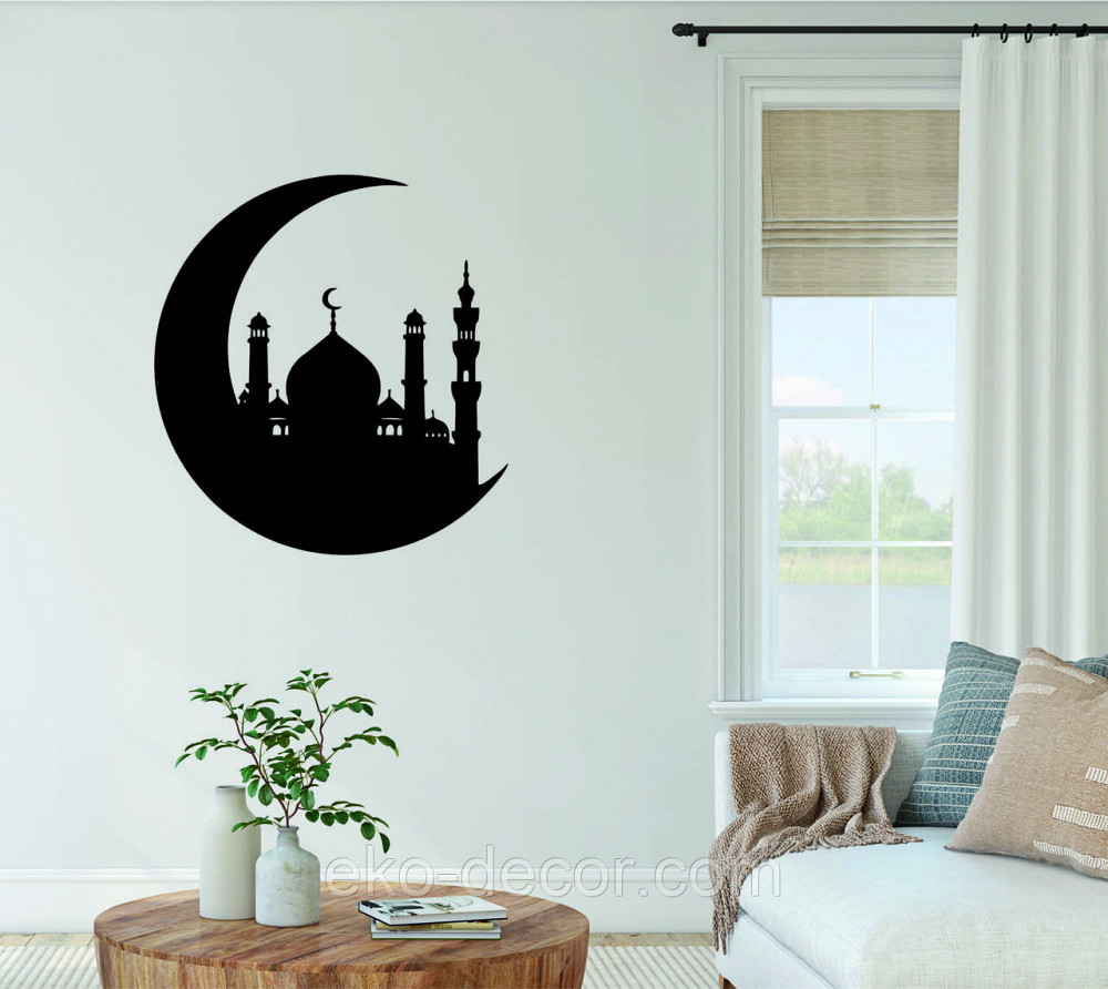 Декоративное настенное Панно «Ислам» Декор на стену 90*90 см, Черный Киев - изображение 8