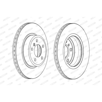 Гальмівний диск FERODO DDF2039C Вінниця - фото 1