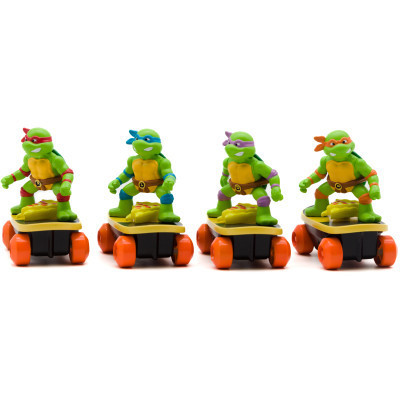 Игровой набор Funrise TMNT Черепашки-ниндзя классические Скейтбордист с лаунчером Леонардо (71040) Винница - изображение 4