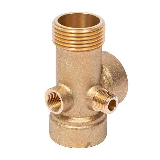 З'єднувач п'ятививідний 80 мм 1" М×1"F×1/4" M×1/4"F AQUATICA (779598) Київ