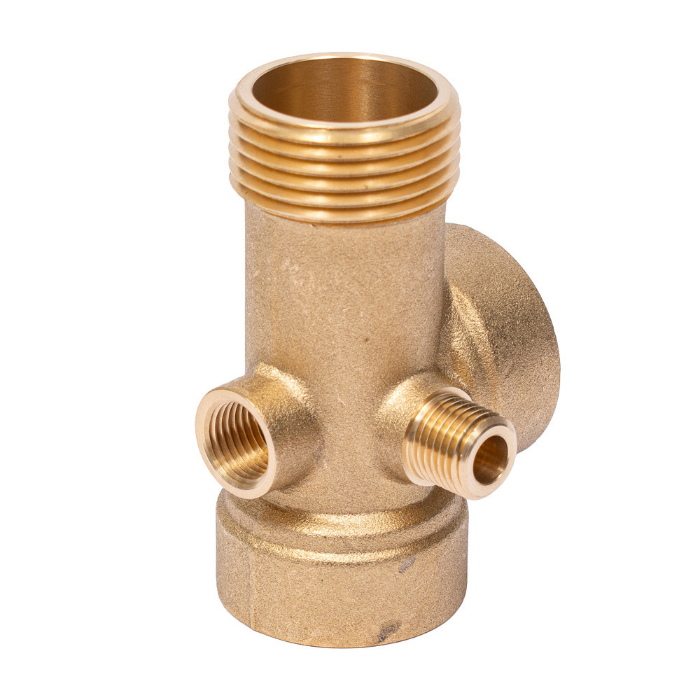 З'єднувач п'ятививідний 80 мм 1" М×1"F×1/4" M×1/4"F AQUATICA (779598) Київ - фото 3