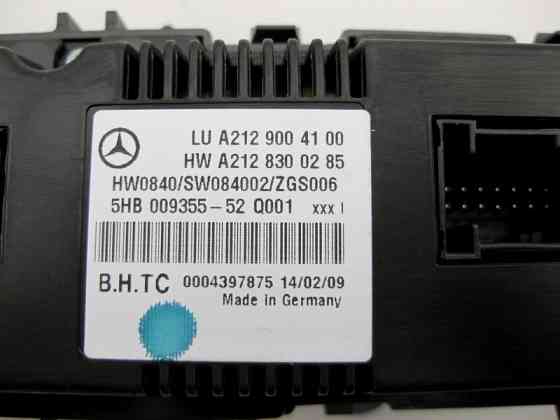 Mercedes-Benz  A2129004100 Блок керування кліматом E-Class W212 Одеса