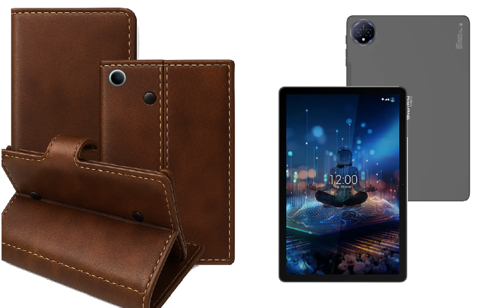 Книжка-трансформер для планшета Sigma Mobile Tab A801, Tab A802, колір Black Buno-Red Київ - фото 1