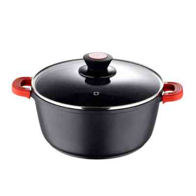 Кастрюля Bergner Chroma, з кришкою 20 см, 2.2 л (BG-30114-BK) Винница