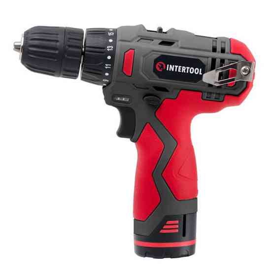 Шуруповерт INTERTOOL акумуляторний DT-0310 14,4B 1,2Ar з АКБ і ЗП в компл Коломия