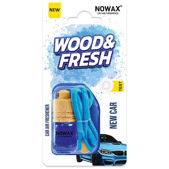 Ароматизатор повітря в блістері Nowax Wood&Fresh - New Car Львів