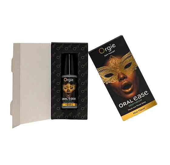 Спрей для глибокого мінету Orgie – Oral Ease Deepthroat (15 мл), м’ятний, без анестетиків Sex Aura Київ