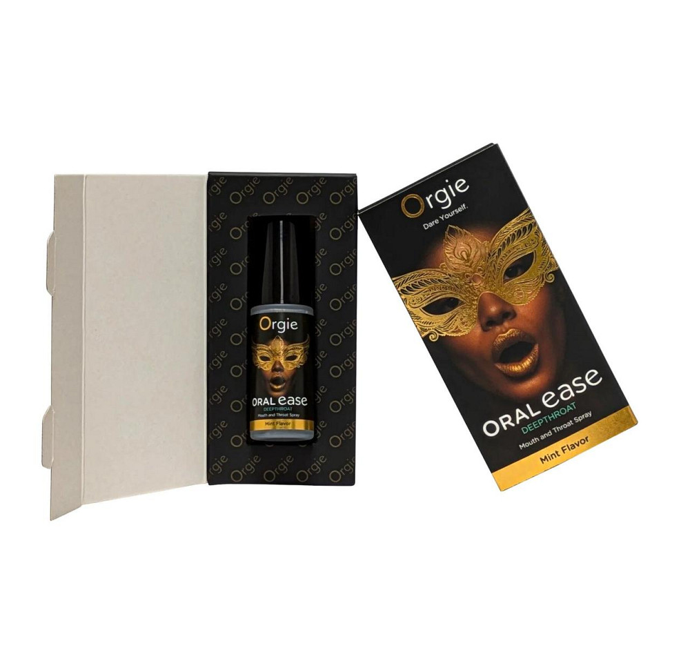 Спрей для глибокого мінету Orgie – Oral Ease Deepthroat (15 мл), м’ятний, без анестетиків Sex Aura Київ - фото 5