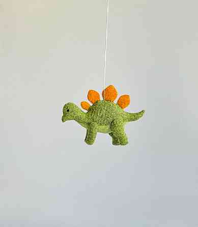 Мягкая фетровая игрушка динозавр стегозавр ручной работы – безопасная развивающая игрушка Киев