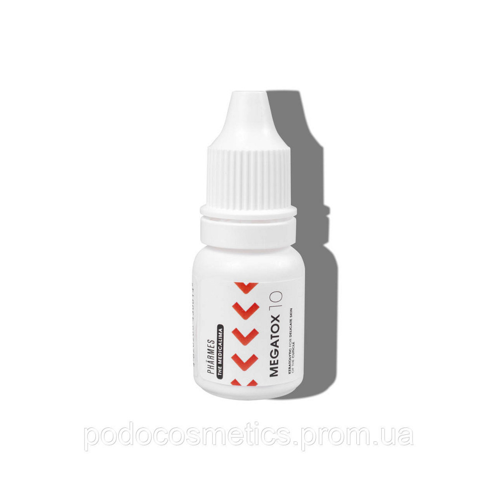Кератолитик для кутикулы MEGATOX 10% с экстрактами для нежной кожи 10мл Одесса - изображение 1