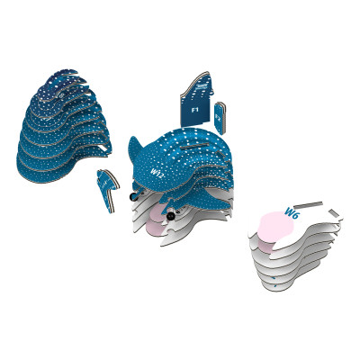 Пазл Eugy 3D Зоопарк Китова акула (XEG-049) Вінниця - фото 3