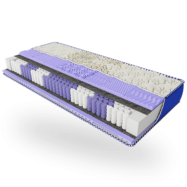 Ортопедичний матрац Damask/Дамаск пружинний  (залежна пружина - покет) ТМ ЕММ 150х190 Харків - фото 1