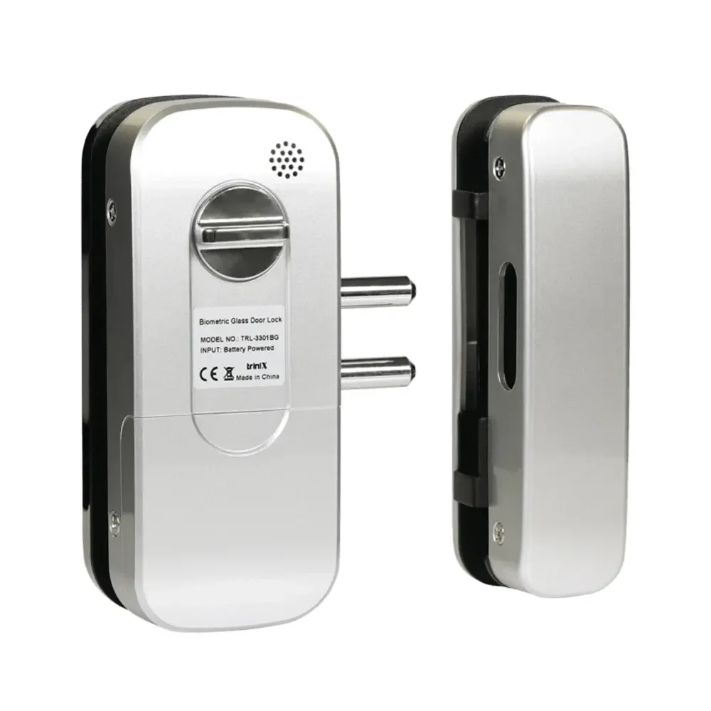 Замок біометричний автономний на скляні двері Trinix TRL-3301BG зі зчитувачем відбитків пальців і карт EM-Marine (65-00002) Киев - изображение 10
