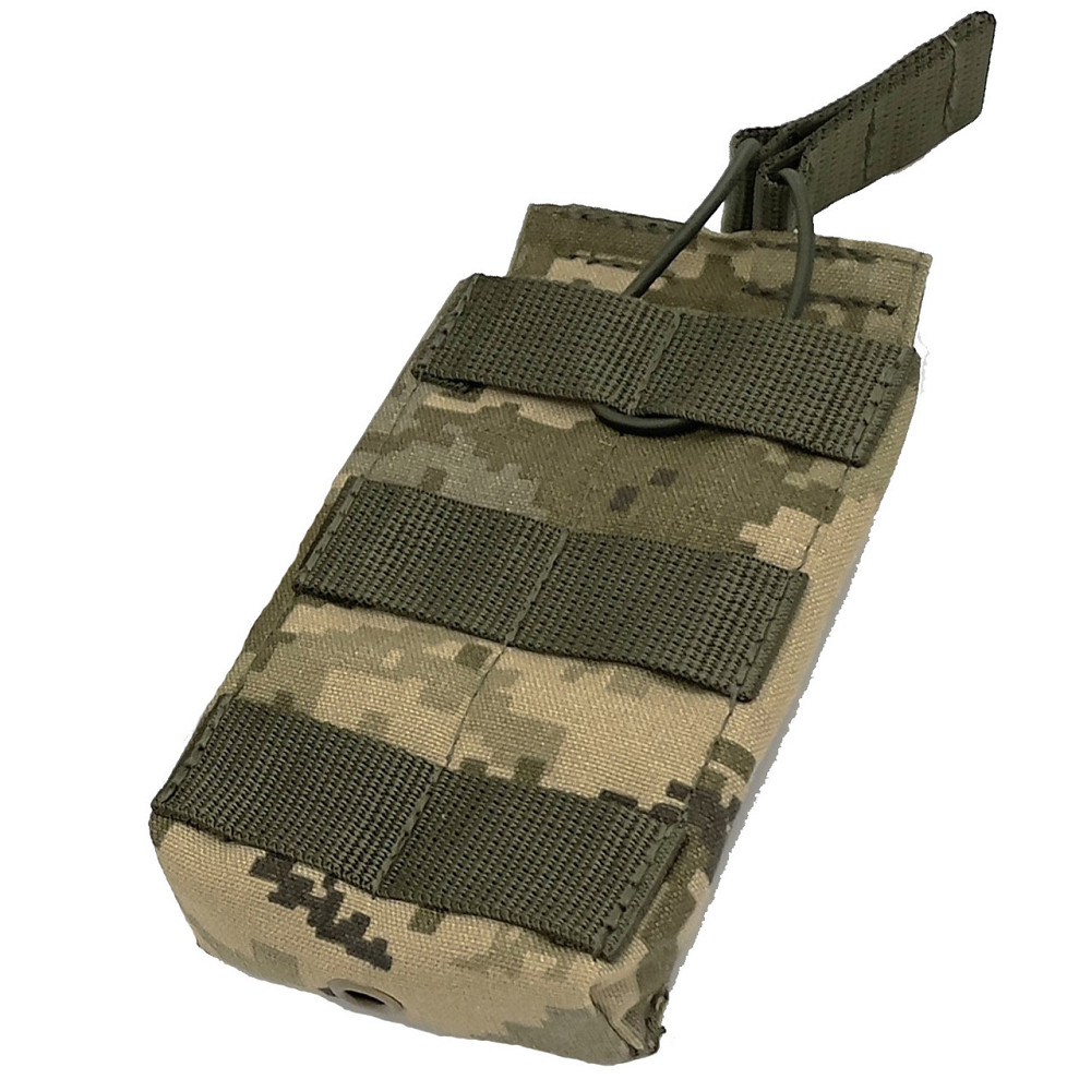 Підсумок на 1 магазин АК м'який Cordura Піксель ММ-14 (olive) Киев - изображение 1