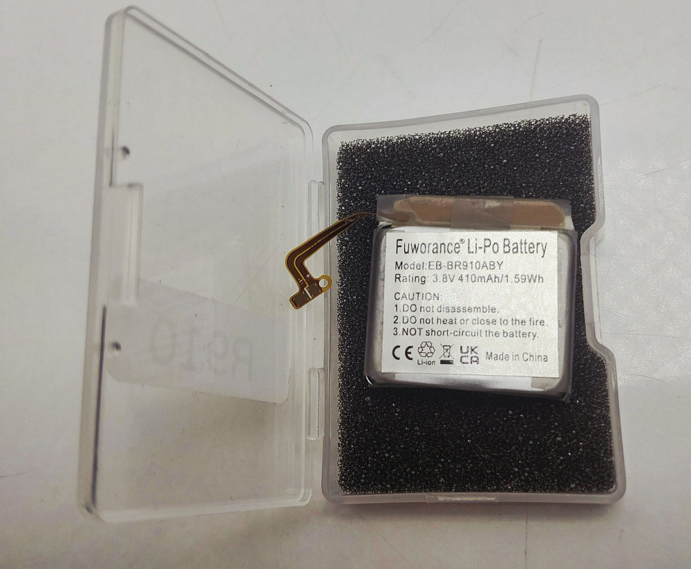 Літій-полімерний (Li-Po) акумулятор для смарт-годинника Samsung Galaxy Watch 5 (версія 44 мм) 3.8 В, 410 мА·год (1.59 Вт·год) Fuworance EB-BR910ABY Луцьк - фото 1