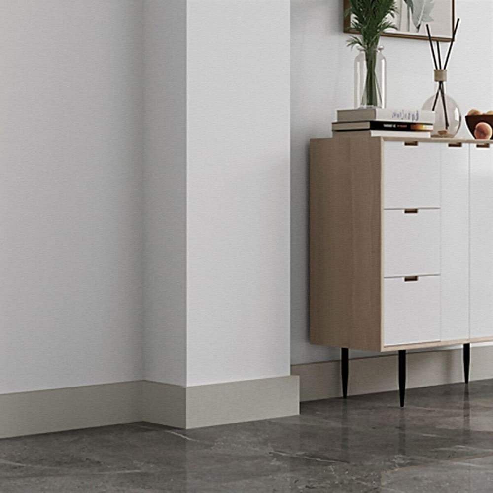 Плинтус виниловый самоклеющийся 5000х100х2мм Глянцевый (D) SW-00002121 Днепр - изображение 6