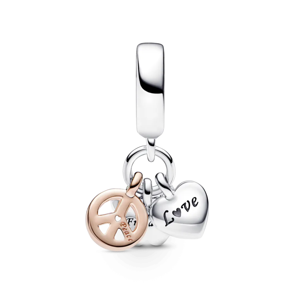 Серебряный шарм Пандора 