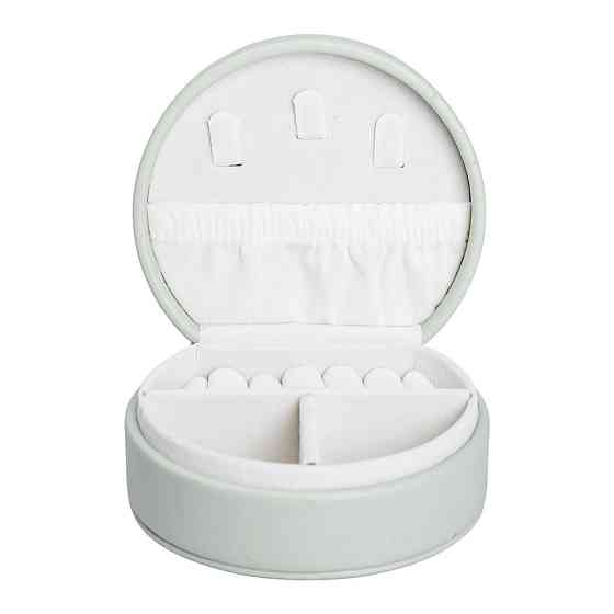 Шкатулка для прикрас з еко-шкіри 10×9 см Київ