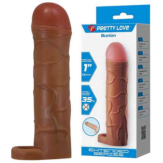 Удлиняющая насадка презерватив Pretty Love - Bunion 1